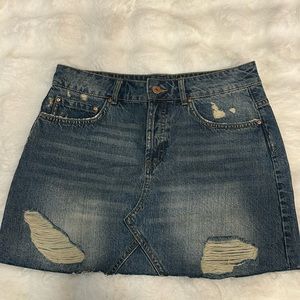 Zara denim skirt